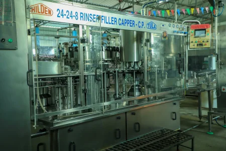 Machinery used in the manufacturing process of Manakamana Beverage.